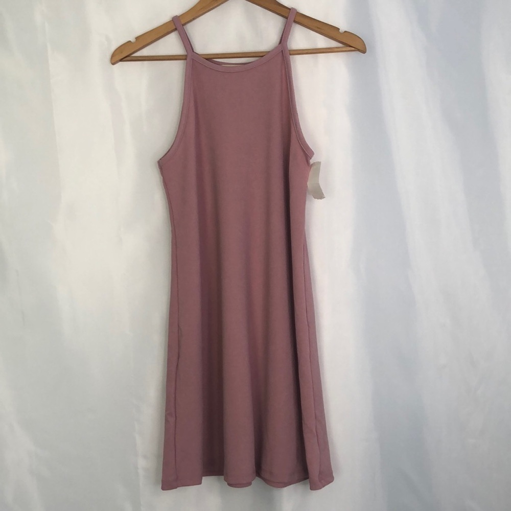 Wall Flower Shoulder Strap Dusty Rose Mini Dress Size XS